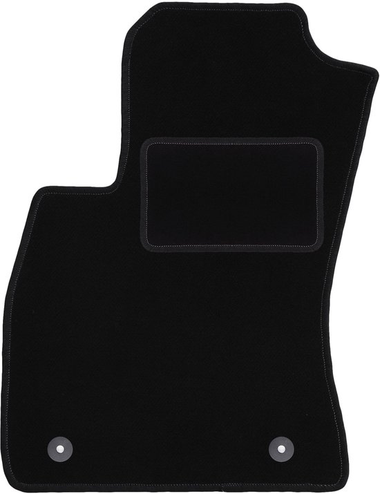 Bestuurdersmat zwart voor: Honda Jazz II hatchback (2002-2008)