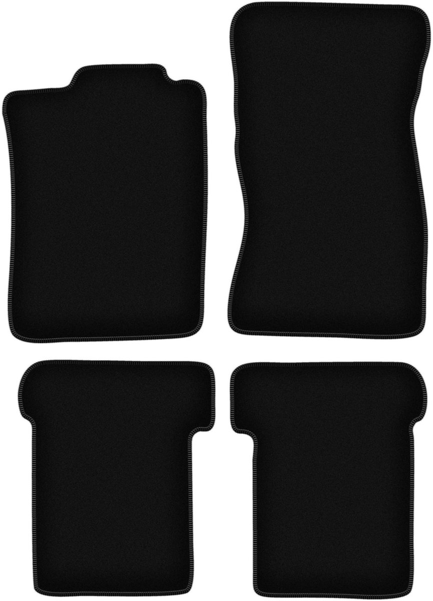 BASIC zwarte veloursmatten voor: Volkswagen Corrado coupé (1988-1994)
