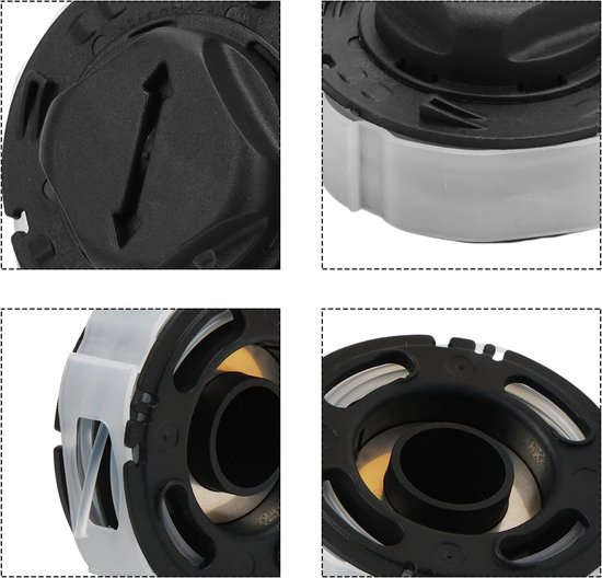 Geschikt voor 3-pack C3-2 vervangende spoelen voor Stihl FSA 57 met AutoCut C3-2 onkruidverdelgerkop - vervangt 4009 710 4305 4009 710 4306 van Stihl — afbeelding 4