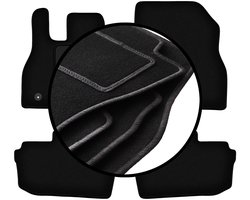 Complete set veloursmatten voor: Nissan Leaf II hatchback (2017-)