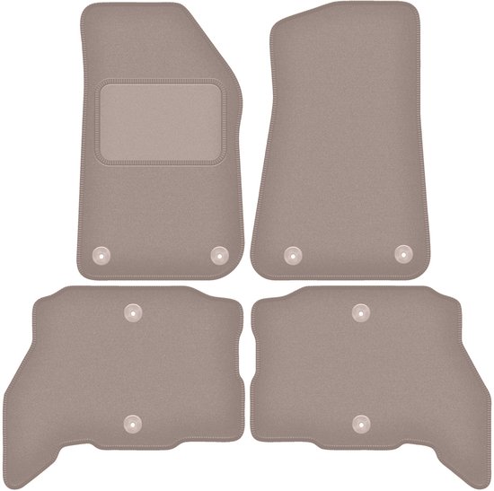 Rubbermatten voor Jeep Wrangler JK LWB 2007-2017 van premium kwaliteit