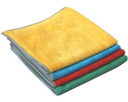 Flipper Nivo Microvezeldoeken - 40 x 40cm - Assorti - 4 Stuks
