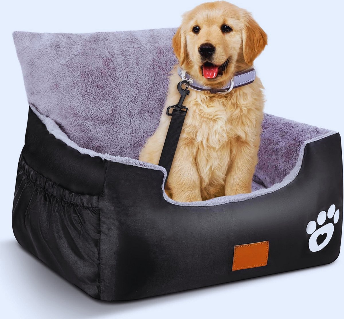 Veilige En Comfortabele Hondenautostoel – Verstelbaar - Wasbaar & Ruim Voor Twee Kleine Honden
