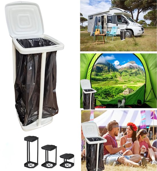 axentia Müllsackständer Müllsackständer Trio, 3 x 130 l 133718