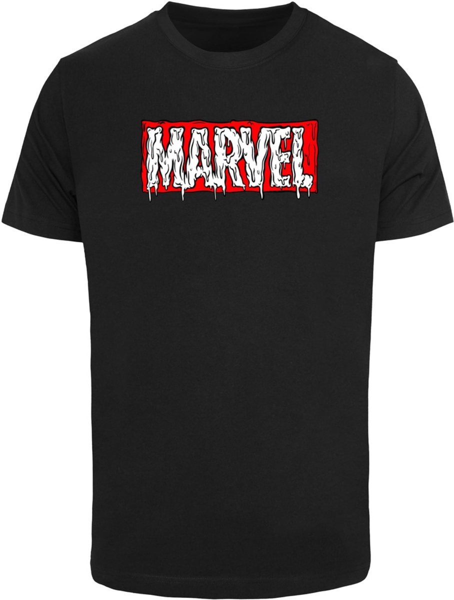 Merchcode Marvel - Drip Heren Tshirt - M - Zwart