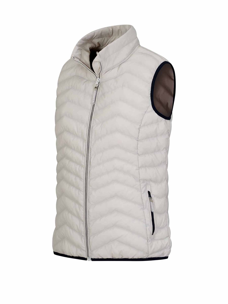 BJØRNSON Mette Bodywarmer Dames Winddicht Padded – Off Wit