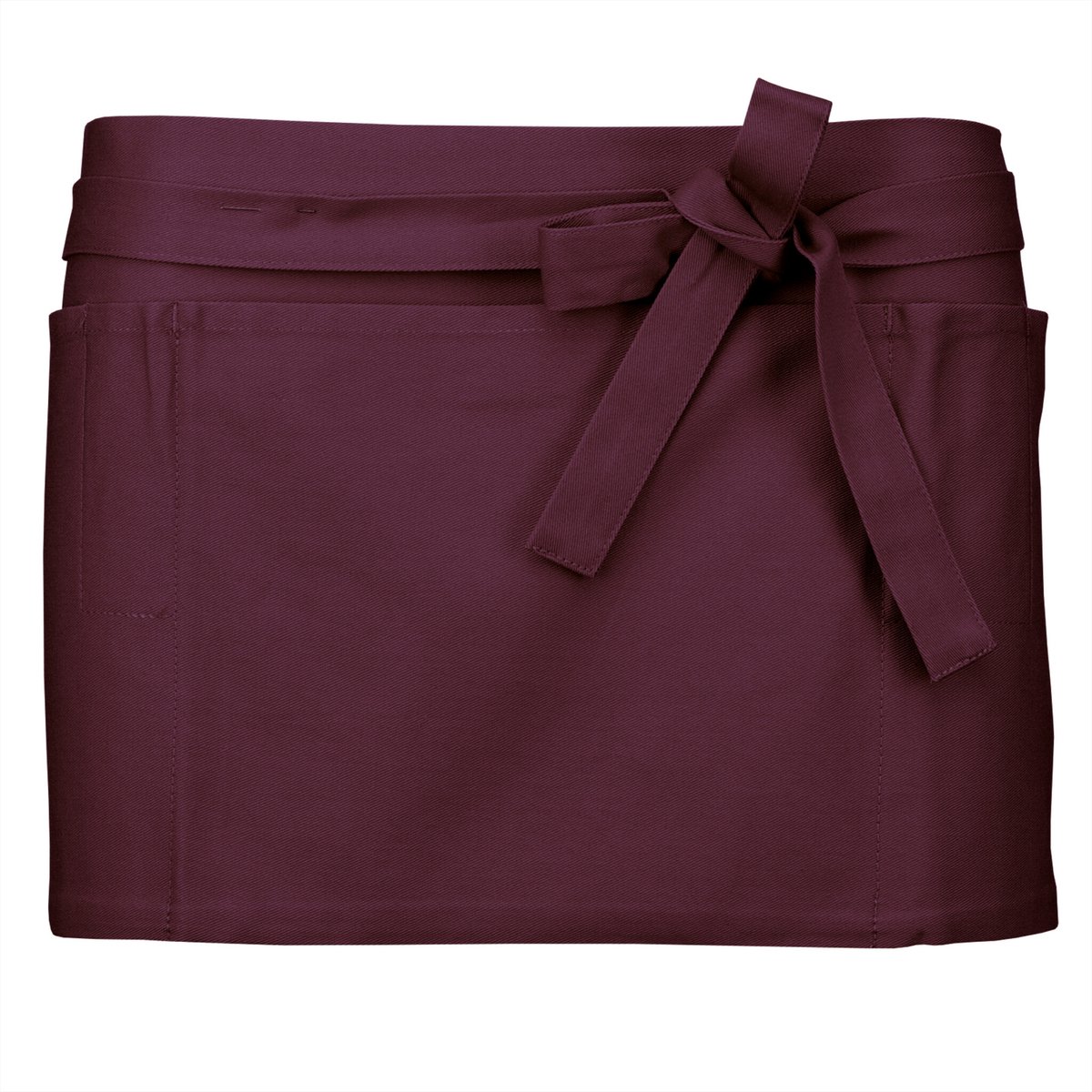 Kariban Katoenen kort schort K886 - Wine - One size