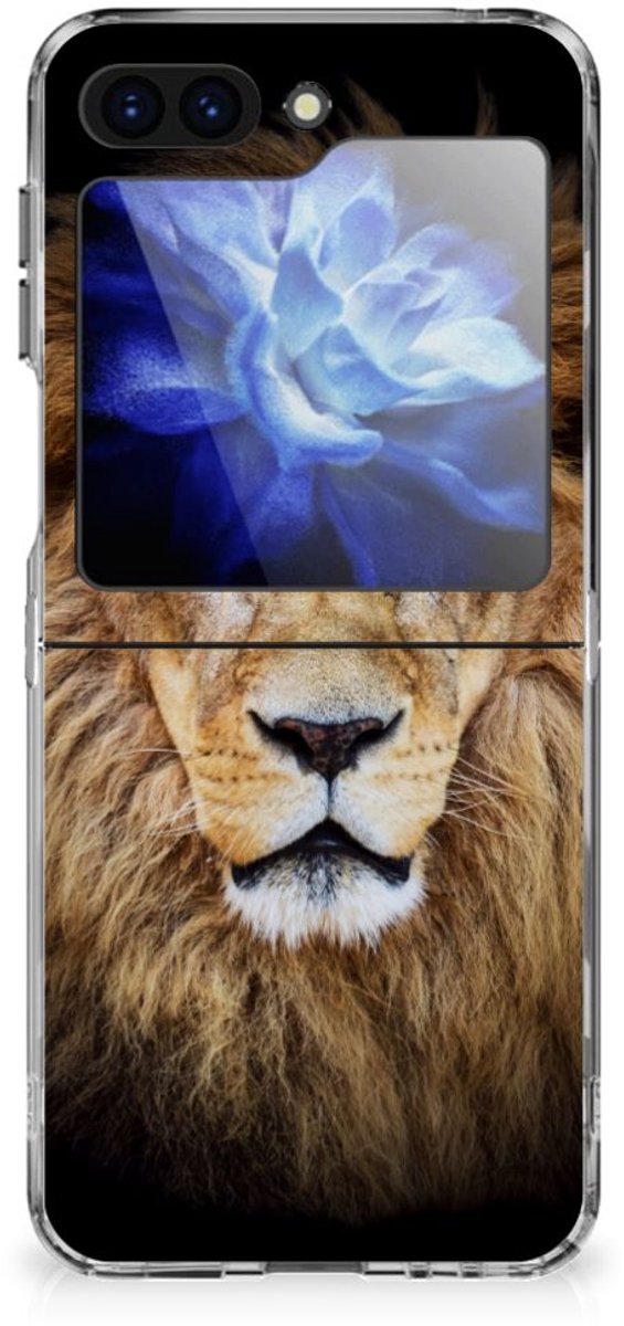 Samsung Galaxy Z Flip 6 TPU Hoesje Leeuw