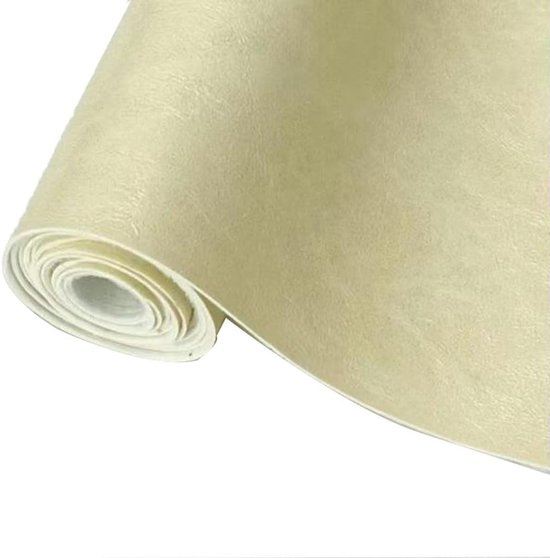 Cuir Adhésif Beige Patch De Réparation En Simili Cuir Auto-adhésif – 2 Rouleaux 35x137 Cm, Beige, Pour Canapés, Sièges, Sacs Simili Cuir Autocollant
