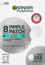 Garnier PureActive Pimple Patch - Onzichtbare Pimple Patch - Vermindert puistjes zichtbaar - 22 patches
