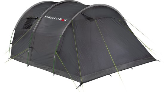 High Peak tunneltent Torri 5.0, ingenaaide tentvloer, 1,9 m stahoogte, PFC-vrij — afbeelding 2