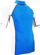 Waimea UV Shirt Mannen - Korte Mouw - Kobalt/Wit/Marine - L