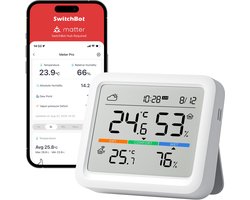 SwitchBot - Meter Pro - Slimme omgevingsmeter - Temperatuur en Vochtigheid