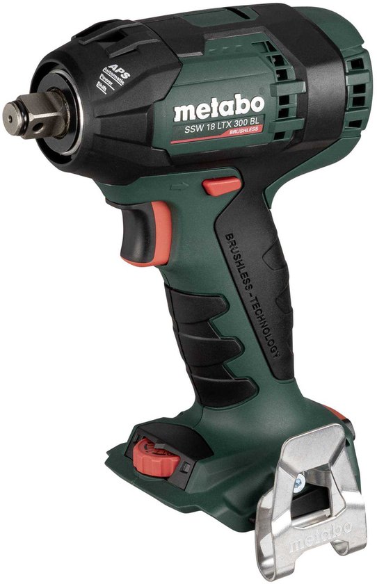 Metabo SSW 18 LTX 300 BL 18V Li-Ion Accu slagmoersleutel body in Metaloc – 300Nm – 1/2″” – koolborstelloos