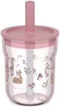 Mepal Mio Kinderbeker met rietje Little Dutch - 250 ml - Makkelijk vast te houden - Kinderservies - Fairy Garden