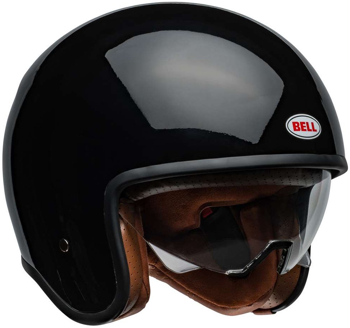 Bell Tx 501 Zwart Open Face Helm - Helm
