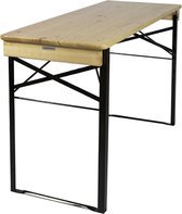 Table de pique-nique pliante MaximaVida Berlin 120 x 50 cm 3 couches laqué incolore - bois FSC