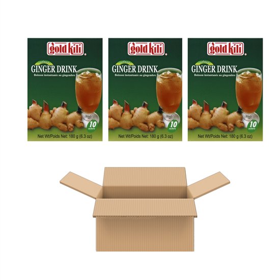 Boisson au gingembre Targetmart Multipak Gold Kili (10 SAC) (3x180g)