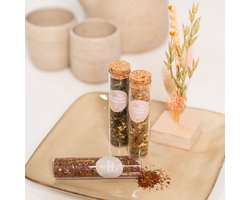 Lottea Giftset Theeproeverij 'Een Fijn Verlof' - zwangerschapsverlof, zwangerschapsverlof cadeaupakket, thee cadeau, thee pakket, thee geschenkset, cadeau vriendin, cadeau mama