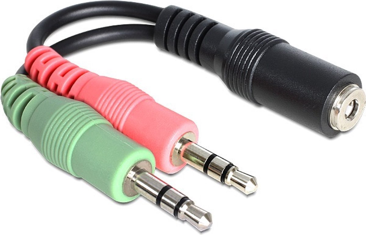 Delock - Adapter Klinkenbuchse 3,5 mm-2 x Klinkenstecker 3,5