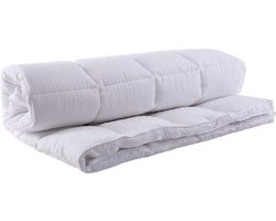 Onderbed matrastopper soft, luxe 3D-massage-onderbed, origineel Oeko-TEX, wit, 160x200 cm