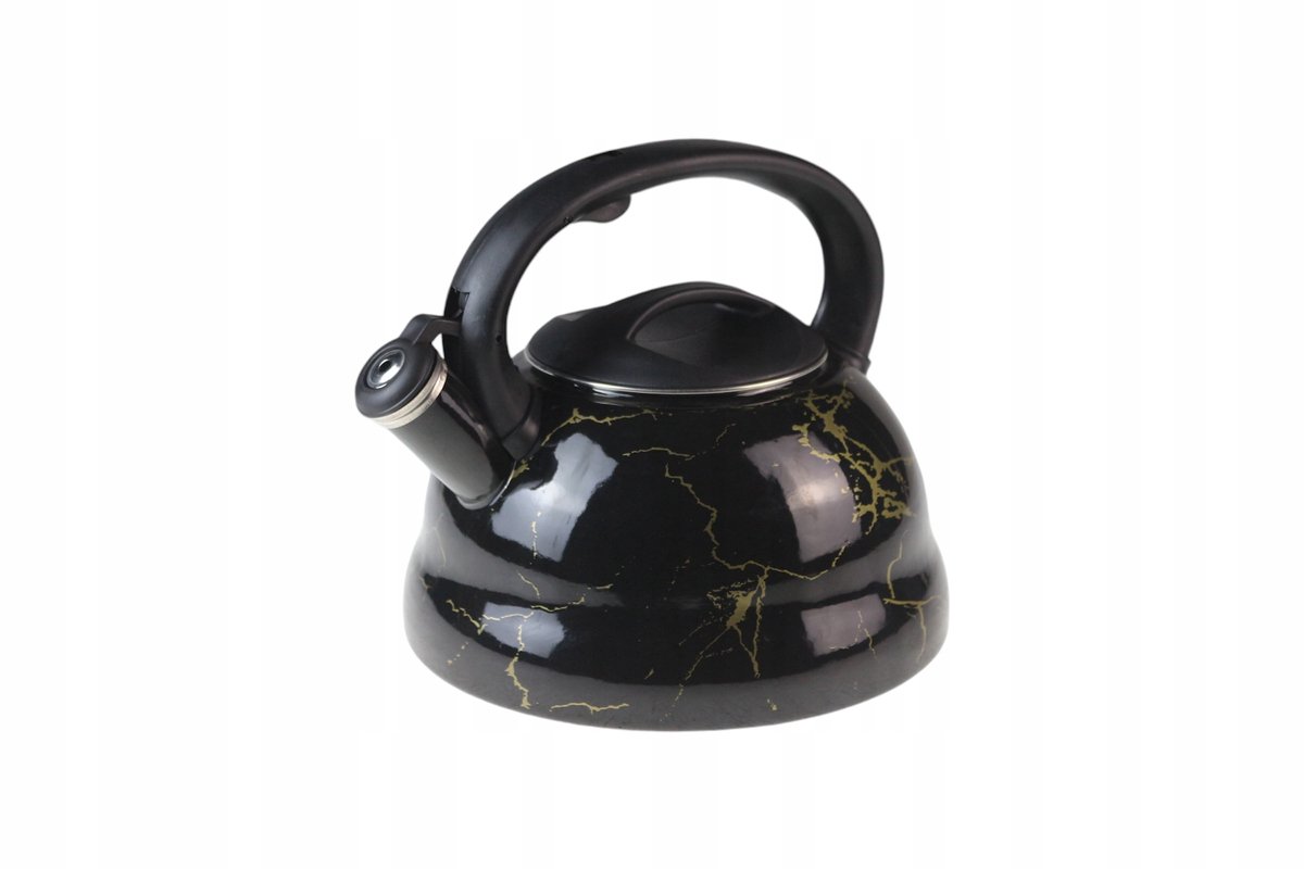 Geëmailleerde waterkoker met fluitsignaal, 3,3L MASTERPAN MP-2543