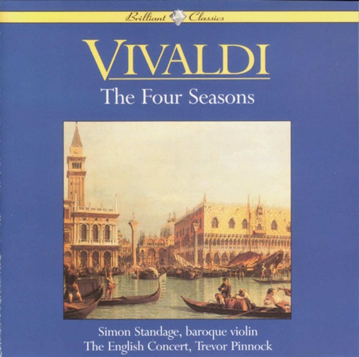 1-CD VIVALDI - THE FOUR SEASONS - THE ENGLISH CONCERT / SIMON STANDAGE / TREVOR PINNOCK