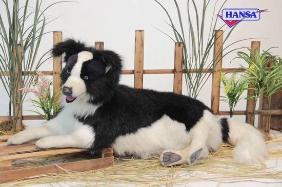 Aurora Knuffel hond Border Collie (20cm) - De Speelgoedwinkel
