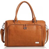 Isoki luiertas Double Zip Satchel Amber Tan Tan