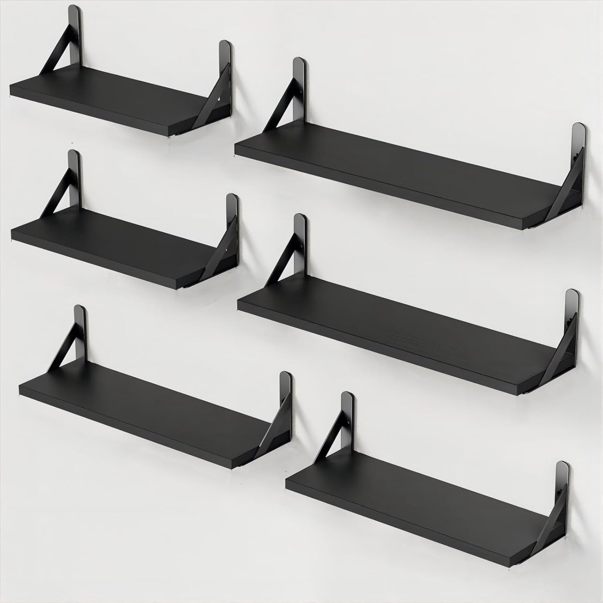 Zwevende wandplank - Wandplank zwevend - Boekenplanken - Industrieel - Wonen - Plank - Dou