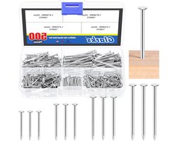 20/25/30/38mm Lengte Nail Assortiment Kit Zilveren Hangende Nails Houten Nails FotoWall Hanging