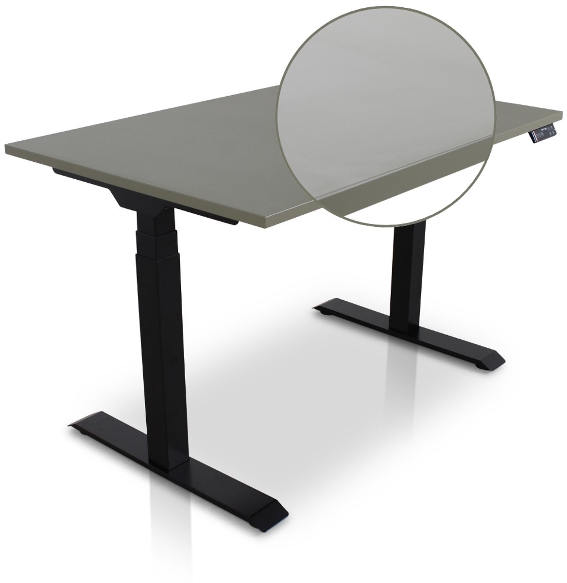 Multi Ratio Lineaflex MRC PRO Zit-Sta Bureau – Elektrisch Verstelbaar – 140x80 cm – Blad Forest Green – Zwart Frame – ARBO Norm NEN-EN 527 – Met memorybediening – 150 KG Draagvermogen – 130 cm Hoog