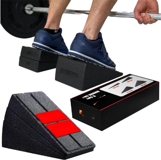 Squat Wedge Block Kuitstretcher voor Stretching – Schuine ...