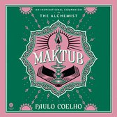Maktub: An Inspirational Companion to The Alchemist, met een kaars op een boek, door Paulo Coelho.