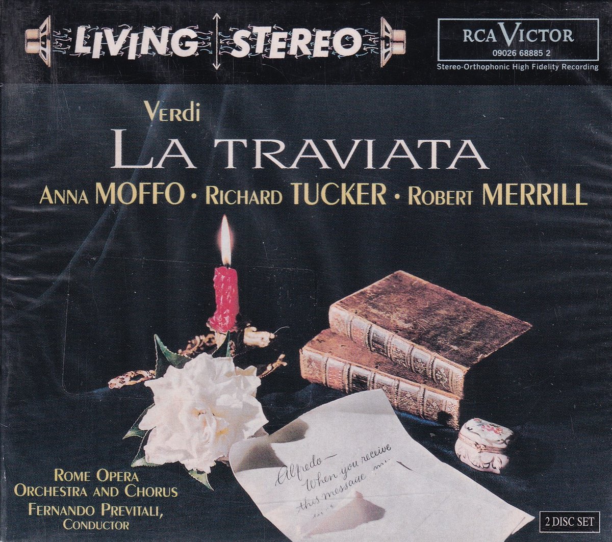 Verdi: La Traviata / Previtali, Moffo, Tucker, Merrill, etc