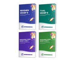 Groep 8 Compleet - Rekenen, Taal en Begrijpend Lezen - Oefenboeken.nl - Ter voorbereiding op de eindtoetsen