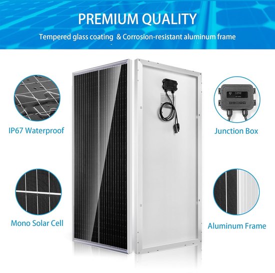 Zonnepanelen Compleet Pakket - Plug & Play met Stekker - Zonnepaneel Plat Dak - ( Amount of W ) — afbeelding 5
