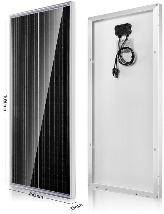 Zonnepanelen Compleet Pakket - Plug & Play met Stekker - Zonnepaneel Plat Dak - ( Amount of W ) — afbeelding 2