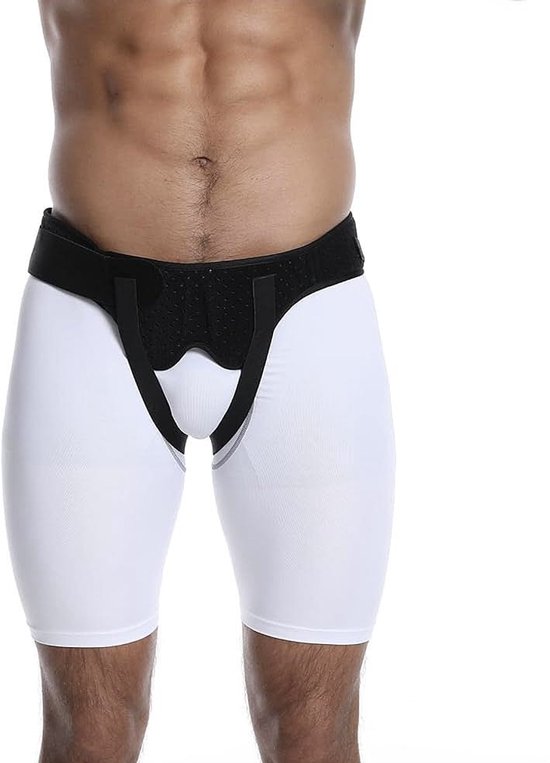 Foto: Liesbreukband m brace pijnbestrijding universeel verstelbaar liesbreuk herniaband hernia band