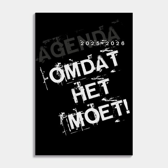 Hobbit - Schoolagenda 2025-2026 - 1 week op 2 pagina's - Harde kaft - A5 (14 x 20,5 cm) - Omdat Het Moet