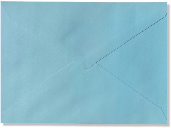 100 Enveloppes Luxe - B6 - Bébé Blauw 002 - 120x175mm - 100 grammes -