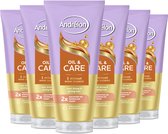 Andrélon 1 Minuut WOW Haarmasker - Oil & Care - verrijkt met argan- en amandelolie - 6 x 180 ml