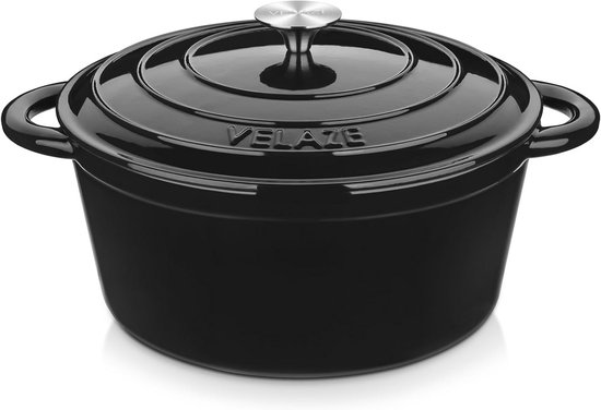 Gietijzeren pan, brood bakken 24 cm - 3,5 l stoofpan gietijzer