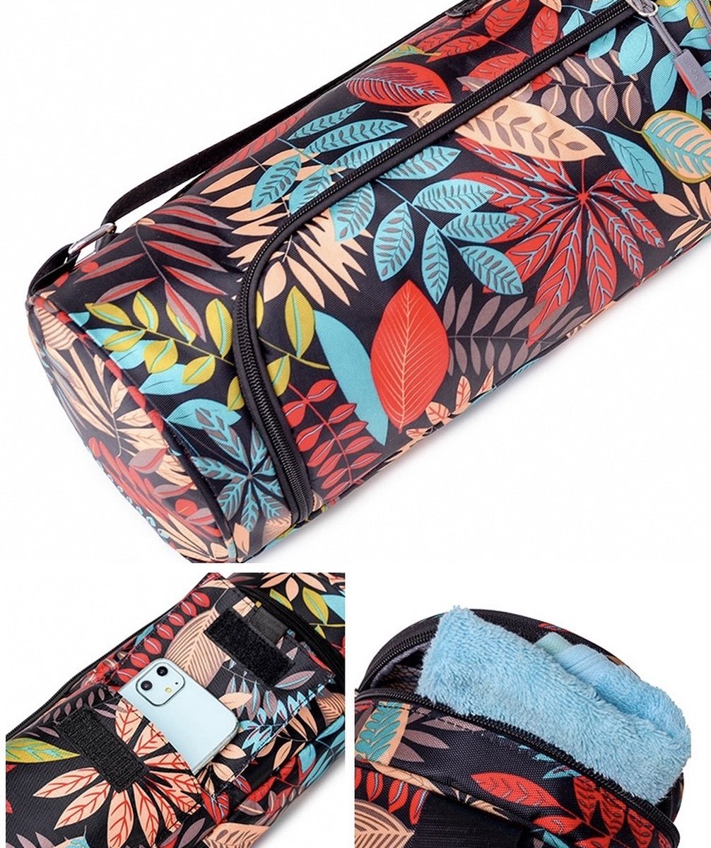 Nixnix® - Yogamat tas met rits - 76 x 16 cm - Blauw - Waterproof thumbnail 6