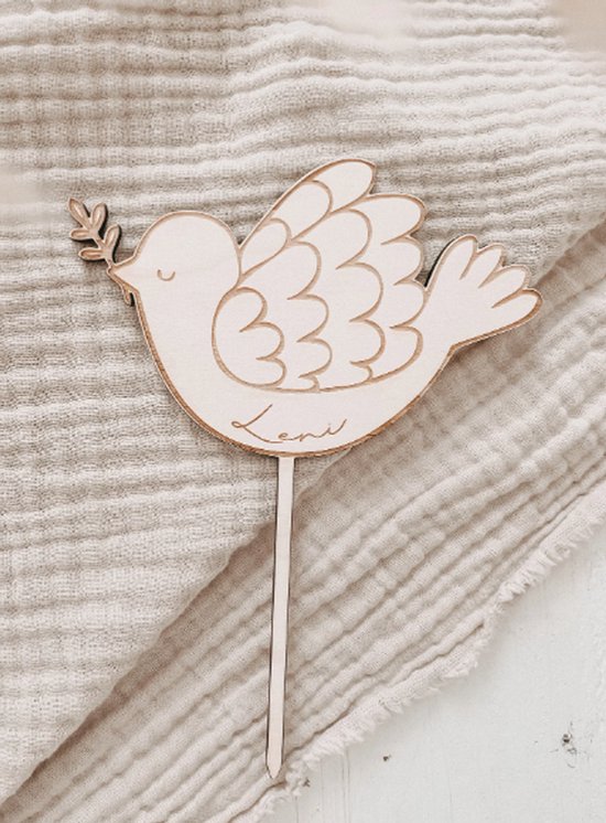 Gepersonaliseerde verjaardag bruiloft doop taart topper/ sinterklaas / Naam Volledig Aanpasbaar/ cake topping/ bruiloft topping/gepersonaliseerde taarttopper/vogel taart topper