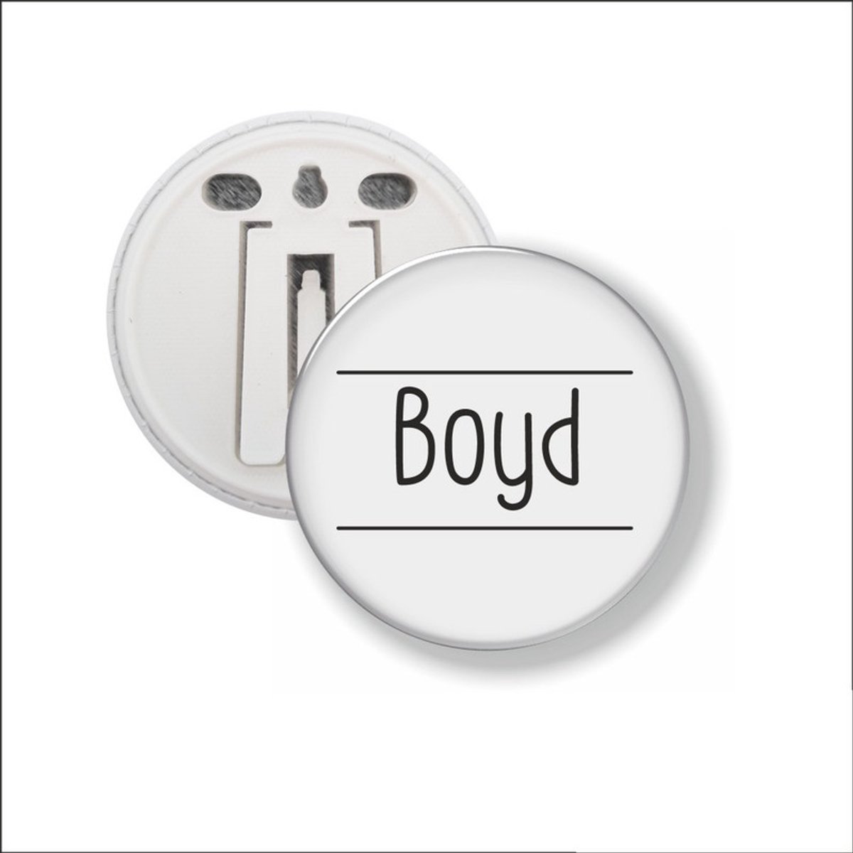Button Met Clip 58 MM - Boyd