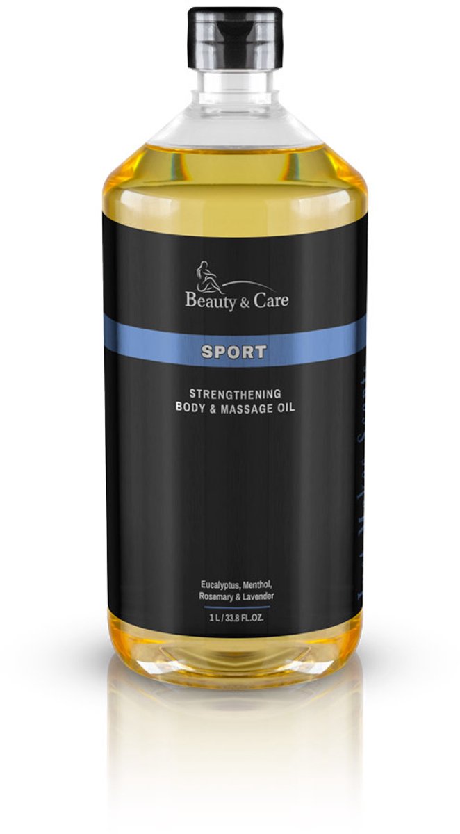 Goedkoopste Beauty & Care - Sport massage olie 1 liter - 1 L. new