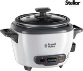 Bol.com Mini Rijstkoker - 0.4L - Warmhoud Functie - 200gr Per Portie - Antiaanbaklaag - Vaatwasser Bestendig - Max 3 Porties - RVS aanbieding