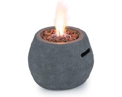 Gashaard voor Terras met 40000 BTU, RVS Brander en Afdekking - Grijs