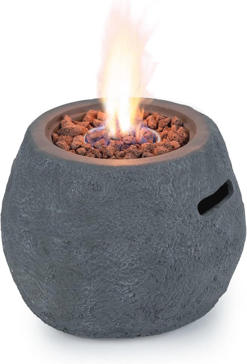 Gashaard voor Terras met 40000 BTU, RVS Brander en Afdekking - Grijs